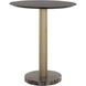Monaco Gold / Grey Marble / Charcoal Grey Bar Table